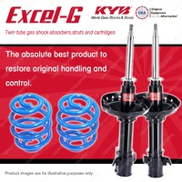 Front KYB EXCEL-G Shock Absorbers Sport Low Coil Springs for SUBARU Forester SH9