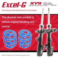 Front KYB EXCEL-G Shocks Sport Low Coil Springs for TOYOTA Kluger GSU40R FWD