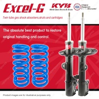 Front KYB EXCEL-G Shock Absorbers + STD Coil Springs for TOYOTA Kluger GSU40R