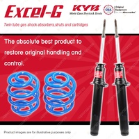 Front KYB EXCEL-G Shocks Sport Low Coil Springs for MITSUBISHI Galant HJ FWD