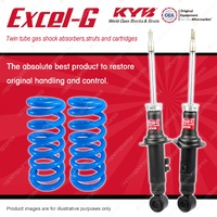 Front KYB EXCEL-G Shock Absorbers + Standard Coil Springs for NISSAN 300ZX Z32