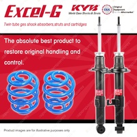 Front KYB EXCEL-G Shock Absorbers + Sport Low Coil Springs for MAZDA RX7 FD