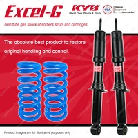 Front KYB EXCEL-G Shock Absorbers + Raised Coil Springs for HOLDEN Colorado 7 RG