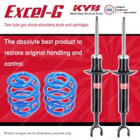 Front KYB EXCEL-G Shocks Sport Low Coil Springs for VOLKSWAGEN Passat 3B ADR