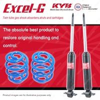 Front KYB EXCEL-G Shocks Sport Low Coil Springs for HOLDEN Holden EJ EH HD HR