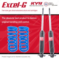 Front KYB EXCEL-G Shock Absorbers STD Coil Springs for HOLDEN Holden EJ EH HD HR