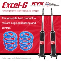 Front KYB EXCEL-G Shocks Sport Low Coil Springs for FORD Falcon XR XT XW XY