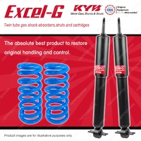 Front KYB EXCEL-G Shocks Coil Springs for MITSUBISHI Triton ME MF MG MH MJ FWD