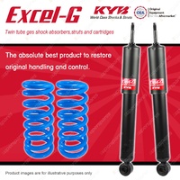 Front KYB EXCEL-G Shocks Raised Coil Springs for SUZUKI Jimny Sierra SN413