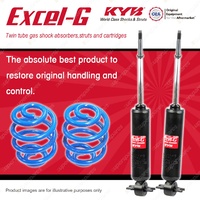 Front KYB EXCEL-G Shocks Sport Low Coil Springs for HOLDEN Holden HQ HJ HX