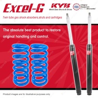 Front KYB EXCEL-G Cartrige Shock Absorbers + Raised Coil Springs for MAZDA RX7 I