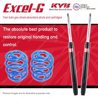 Front KYB EXCEL-G Shock Absorbers + Sport Low Coil Springs for MAZDA RX2