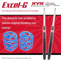 Front KYB EXCEL-G Shock Absorbers + Sport Low Coil Springs for MAZDA 808 RX3