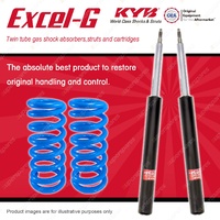 Front KYB EXCEL-G Shock Absorbers + Raised Coil Springs for BMW 3 Series E30