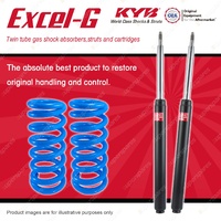 Front KYB EXCEL-G Shock Absorbers Raised Coil for HOLDEN Commodore VN VP