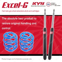 Front KYB EXCEL-G Shocks Sport Low Coil Springs for HOLDEN Commodore VN VP