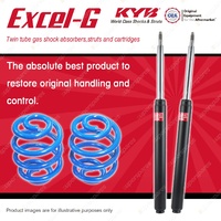 Front KYB EXCEL-G Shocks Super Low Coil Springs for HOLDEN Commodore VK VL RWD