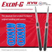 Front KYB EXCEL-G Shock Absorbers + Standard Coil Springs for NISSAN 1600 510