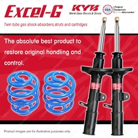 Front KYB EXCEL-G Shock Absorbers Sport Low Coil Springs for MITSUBISHI Colt RA