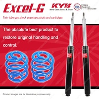 Front KYB EXCEL-G Shock Absorbers Sport Low Coil Springs for NISSAN Skyline R31