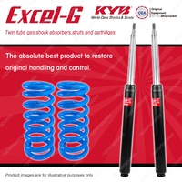 Front KYB EXCEL-G Shock Absorbers + Standard Coil Springs for NISSAN Skyline R31