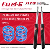 Front KYB EXCEL-G Shock Absorbers Sport Low Coil Springs for SAAB 900 FWD