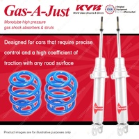 Front KYB GAS-A-JUST Shock Absorbers + Sport Low Coil Springs for MAZDA RX-8