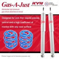 Front KYB GAS-A-JUST Shock Absorbers + Sport Low Coil Springs for JAGUAR XJ12