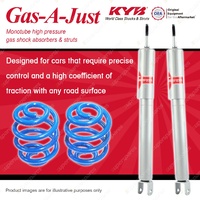 Front KYB GAS-A-JUST Shock Absorbers Sport Low Coil Springs for JAGUAR XJSC XJ40