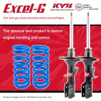 Front KYB EXCEL-G Shocks Sport Low Coil Springs for HOLDEN Statesman VR VS WH WK