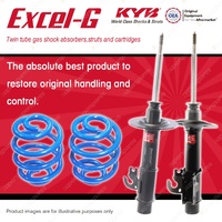 Front KYB EXCEL-G Shocks Sport Low Coil Springs for HOLDEN Commodore VE FWD