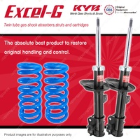 Front KYB EXCEL-G Shock Absorbers STD Coil Springs for HOLDEN Commodore VE FWD