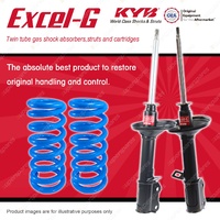 Rear KYB EXCEL-G Shock Absorbers + STD Coil Springs for TOYOTA Corolla AE80 AE82