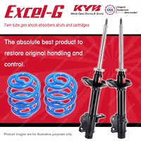 Rear KYB EXCEL-G Shock Absorbers + Sport Low Coil Springs for NISSAN Pulsar N13