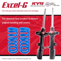 Rear KYB EXCEL-G Shock Absorbers + STD Coil Springs for TOYOTA Corolla AE92 AE94