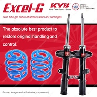 Rear KYB EXCEL-G Shock Absorbers + Coil Springs for TOYOTA Corolla AE101R AE102R