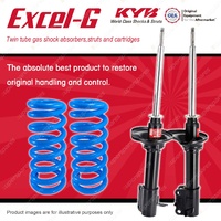 Rear KYB EXCEL-G Shock Absorbers + Standard Coil Springs for FORD Laser KF KH