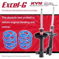 Rear KYB EXCEL-G Shock Absorbers + Super Low Coil Springs for SUZUKI Baleno GC