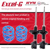 Rear KYB EXCEL-G Shock Absorbers + Sport Low Coil Springs for FORD Laser KN
