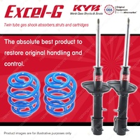Rear KYB EXCEL-G Shock Absorbers + Sport Low Coil Springs for KIA Mentor AFA