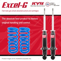 Rear KYB EXCEL-G Shocks Coil Springs for HOLDEN Commodore VE Statesman WM