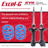 Rear KYB EXCEL-G Shock Absorbers + Sport Low Coil for NISSAN Pulsar N14