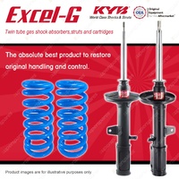 Rear KYB EXCEL-G Shock Absorbers + STD Coil Springs for TOYOTA Celica ST184R