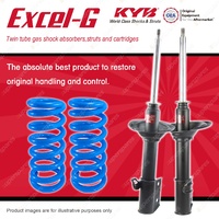 Rear KYB EXCEL-G Shock Absorbers + Raised Coil Springs for SUBARU Liberty BC
