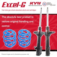 Rear KYB EXCEL-G Shock Absorbers + Sport Low Coil Springs for SUBARU Liberty BC7