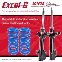 Rear KYB EXCEL-G Shock Absorbers + STD Coil Springs for SUBARU Liberty BC BF