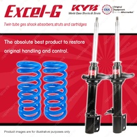 Rear KYB EXCEL-G Shock Absorbers + STD Coil Springs for SUBARU Liberty BC6 BF6