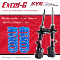 Rear KYB EXCEL-G Shock Absorbers + STD Coil Springs for TOYOTA Corolla AE112R