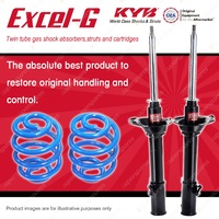 Rear KYB EXCEL-G Shock Absorbers Sport Low Coil Springs for SUBARU Forester SF5