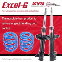 Rear KYB EXCEL-G Shock Absorbers + Sport Low Coil Springs for MAZDA 626 GF